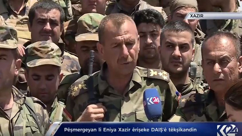 Evro Pêşmerge hêrişek a Daiş li mihwer a Xazir têkşikand
