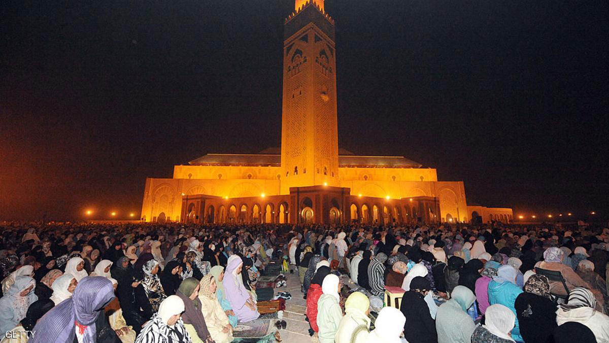 به‌ وێنه‌، ده‌روێشه‌كانی مه‌غریب له‌ مانگی ره‌مه‌زاندا