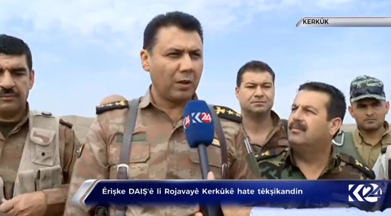 Pêşmerge şikest bi hêrişek a çekdar ên Daişê hîna