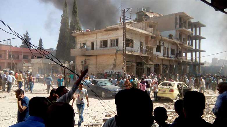 بە وێنە.. تەقینەوەكانی ئەمڕۆی قامشلۆ