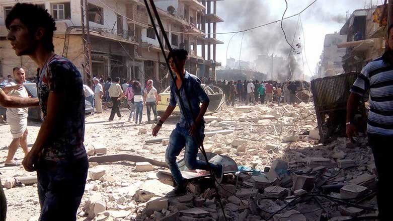 بە وێنە.. تەقینەوەكانی ئەمڕۆی قامشلۆ