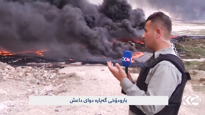 بالصور.. الظلام يحل قبل موعده في القيارة