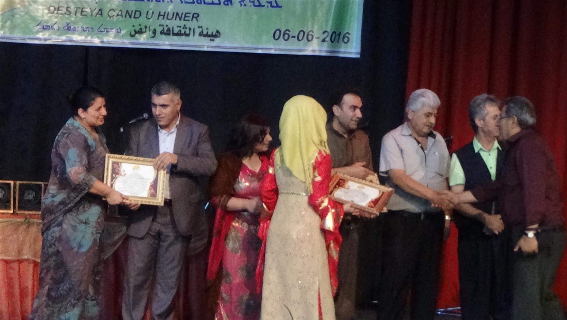 A collection of photos of the activities held in Rojava Short Story Festival, Qamishlo, Syrian Kurdistan (Rojava), Syria, June 6-9, 2016. (Photo: Hawar Agency/ANHA)