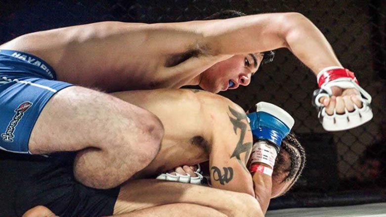 Ahva Abdurrahman during his fight against Leo Woods, Tennessee, United States, Saturday, June 25, 2016. (Photo: Valor Fights)