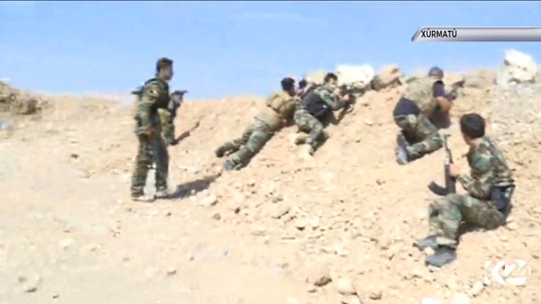 Pêşmerge, li Xurmatû Heşd a Şeibî di çend avahîyan de hatîne dorpêçkirîne