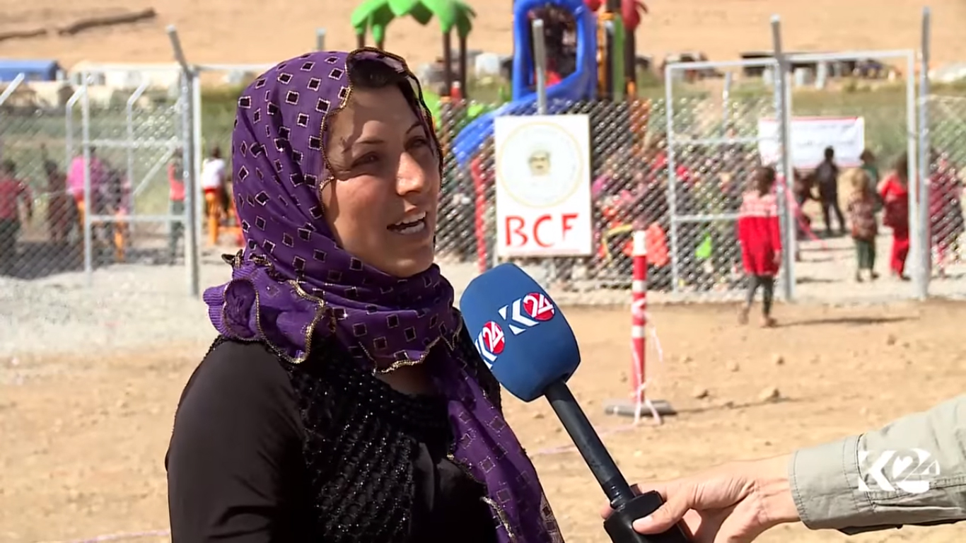 بالصور.. مؤسسة بارزاني الخيرية تمنح اطفال سنجار الابتسامة من جديد