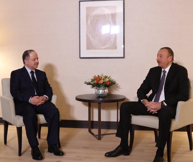 بارزانى له‌گه‌ڵ سه‌رۆكی ئازه‌ربایجان كۆده‌بێته‌وه‌