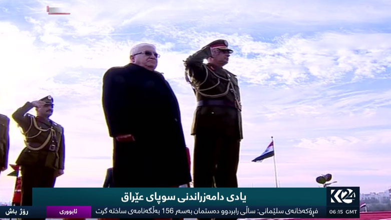 العراق يحيي ذكرى تأسيس جيشه ومعصوم يدعو لتطوير قدراته