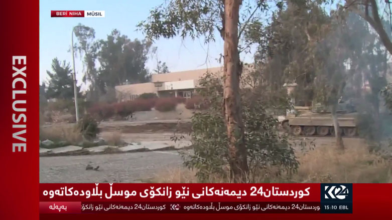 تقع جامعة الموصل في الجزء الشمالي من الساحل الايسر