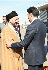عەممار حەكیم گەیشتە ھەولێر
