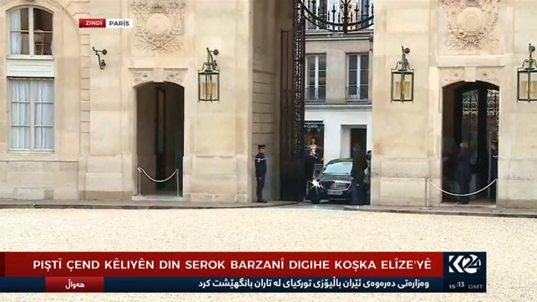 بارزانی گه‌یشته‌ كۆشكی ئیلیزی