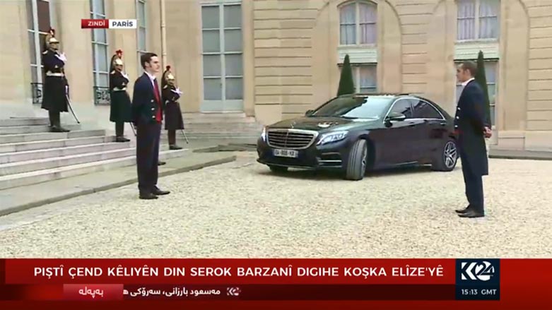 بارزانی گه‌یشته‌ كۆشكی ئیلیزی