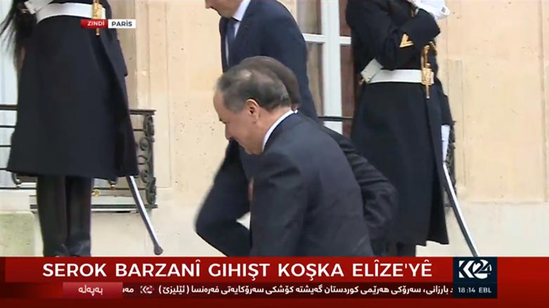 بارزانی گه‌یشته‌ كۆشكی ئیلیزی