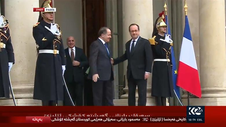 بارزانی گه‌یشته‌ كۆشكی ئیلیزی