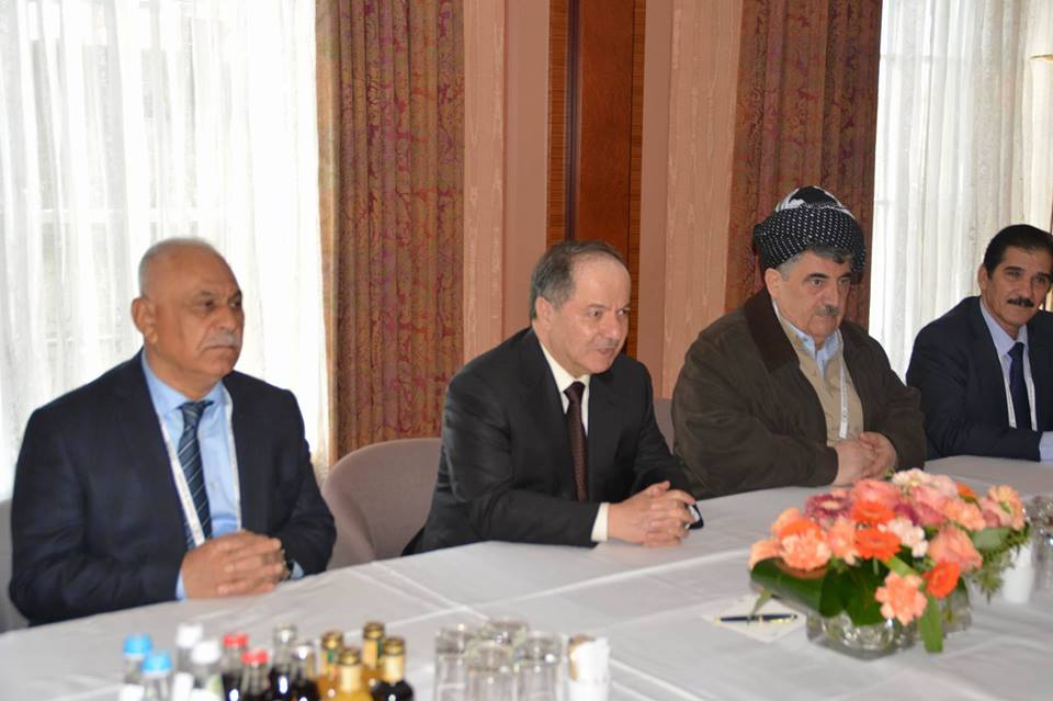 بارزانی و ئه‌نه‌س ئه‌لعه‌بده‌ گۆڕانكارییه‌كانی سووریا و ئایینده‌ی كورد تاوتوێ ده‌كه‌ن