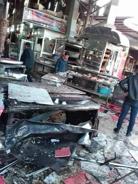 بە وێنە... تەقینەوەكانی رۆژی ھەینی مووسڵ 