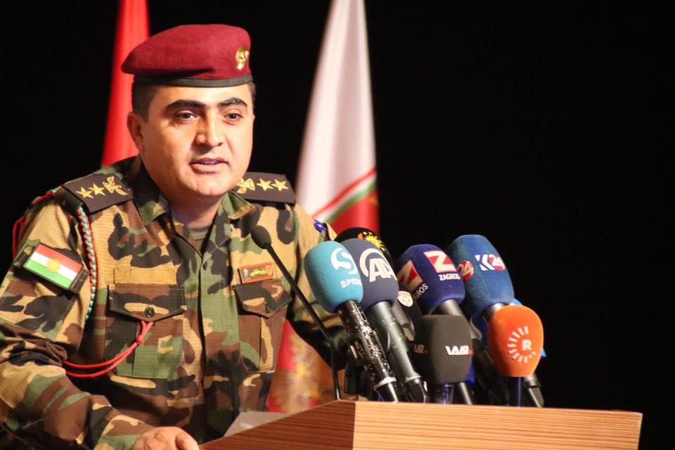 عه‌قيد دڵشاد مه‌ولود، به‌رپرسى راگه‌ياندنى فه‌رمانده‌يى پێشمه‌رگه‌ى زێره‌ڤانى