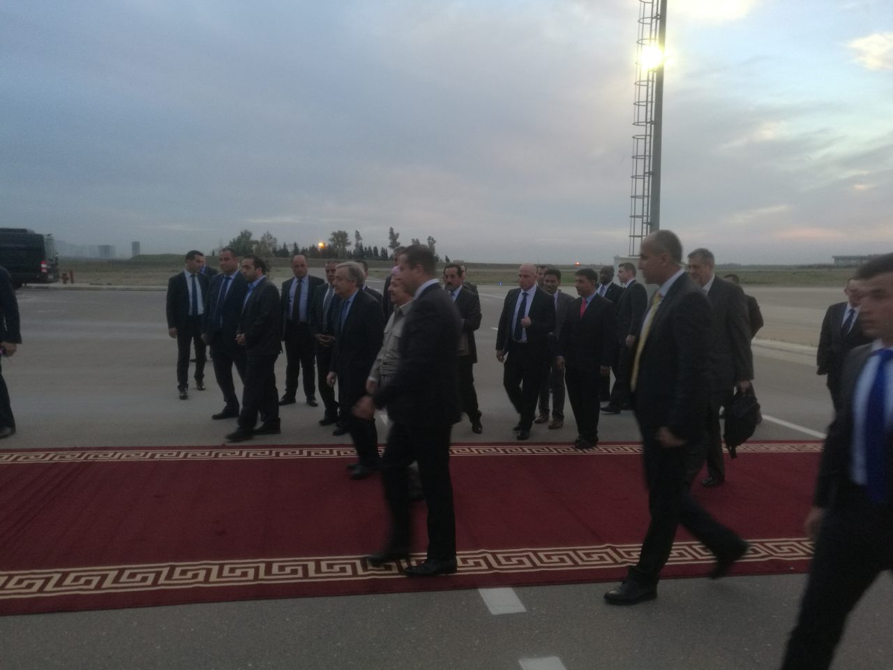 سكرتێری گشتی نه‌ته‌وه‌ یه‌كگرتووه‌كان گه‌یشته‌ هه‌ولێر