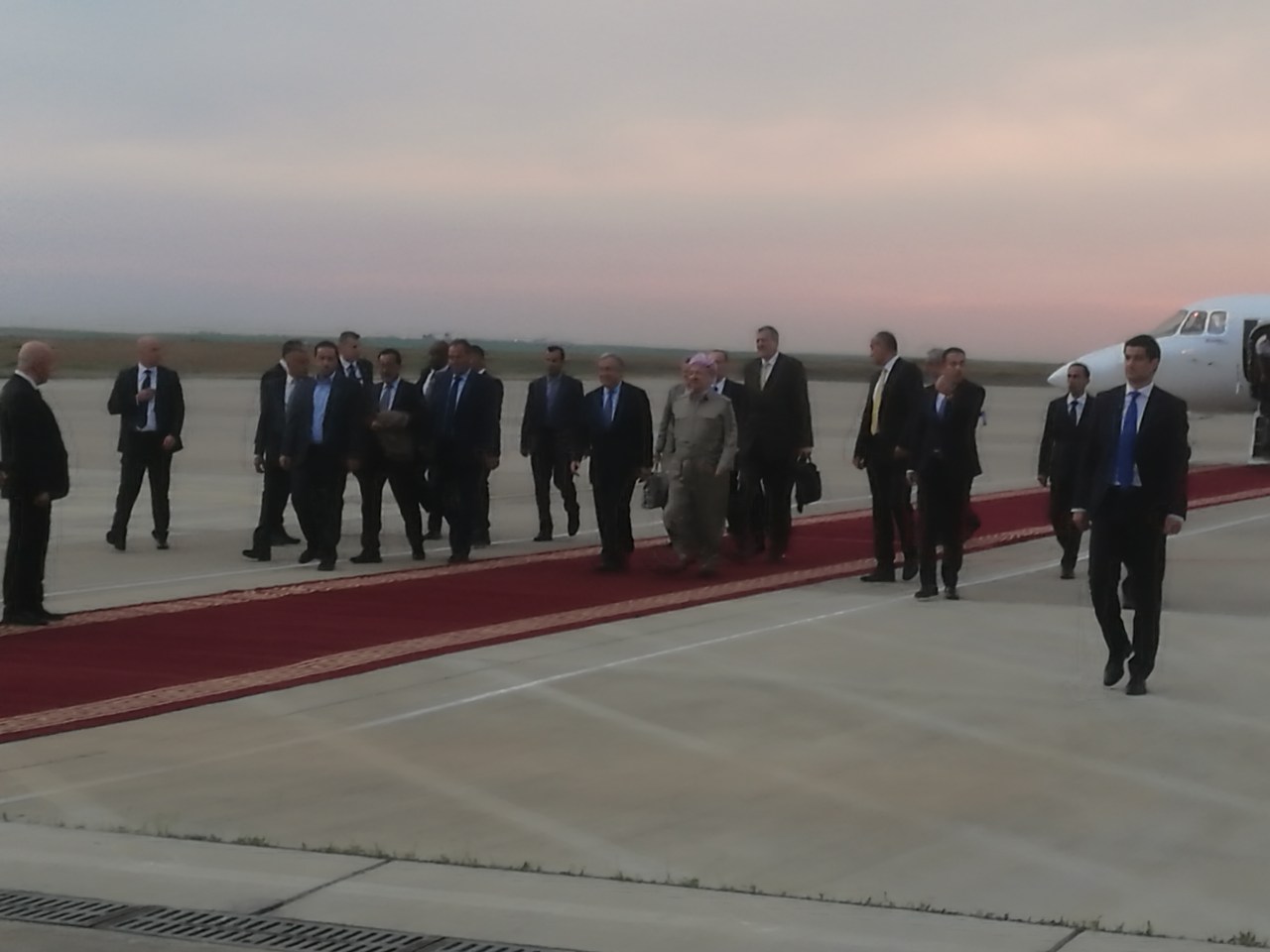 سكرتێری گشتی نه‌ته‌وه‌ یه‌كگرتووه‌كان گه‌یشته‌ هه‌ولێر