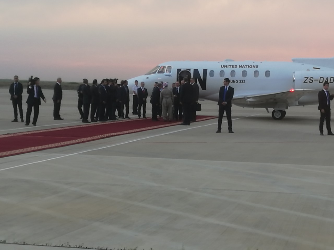 سكرتێری گشتی نه‌ته‌وه‌ یه‌كگرتووه‌كان گه‌یشته‌ هه‌ولێر