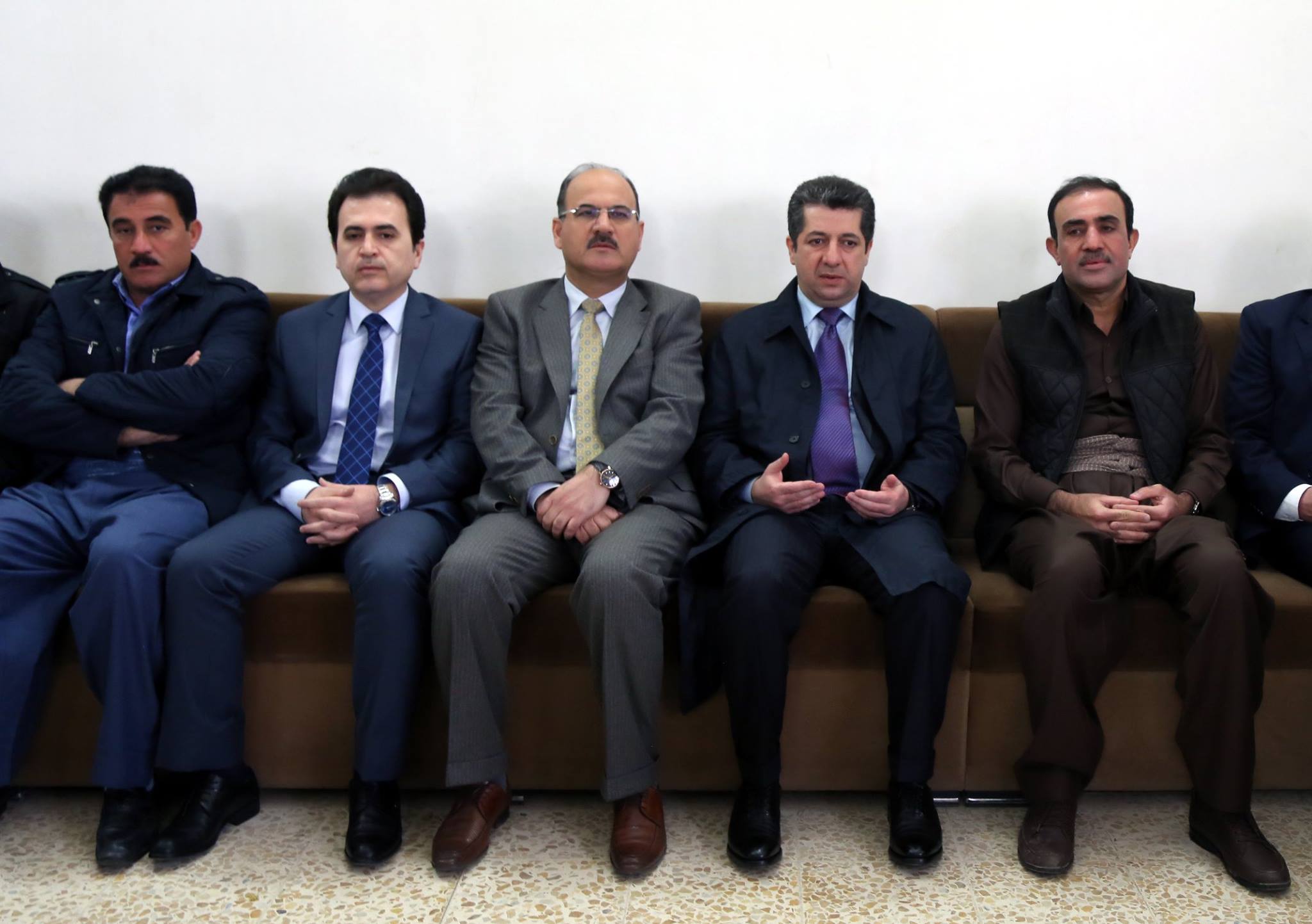 Mesrûr Barzanî beşdarî şîniya Hacî Feqê Îsmaîl bû