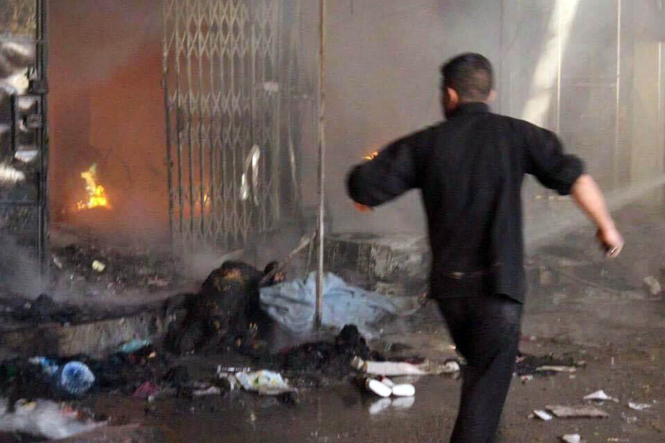 بە وێنە.. تەقینەوەیەك لە رۆژھەڵاتی مووسڵ روویدا
