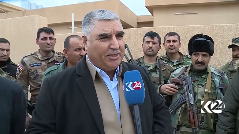 Mayor of Sinjar (Shingal) Mahma Khalil in an interview with Kurdistan24, March 3, 2017. (Photo: Kurdistan24)