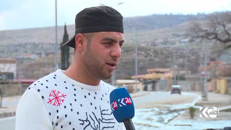 Hassan Fakhri, a resident of the town of Choman, Erbil Province, Kurdistan Region, March 17, 2017. (Photo: Kurdistan24)