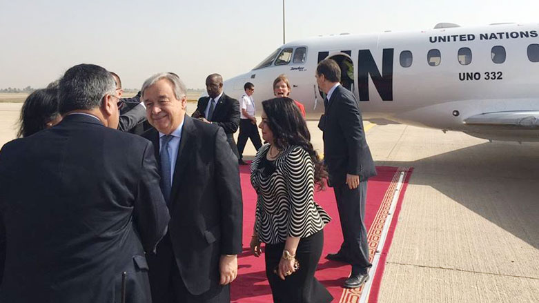 غوتيريس في بغداد للمرة الأولى.. وفي جعبته ملف الموصل