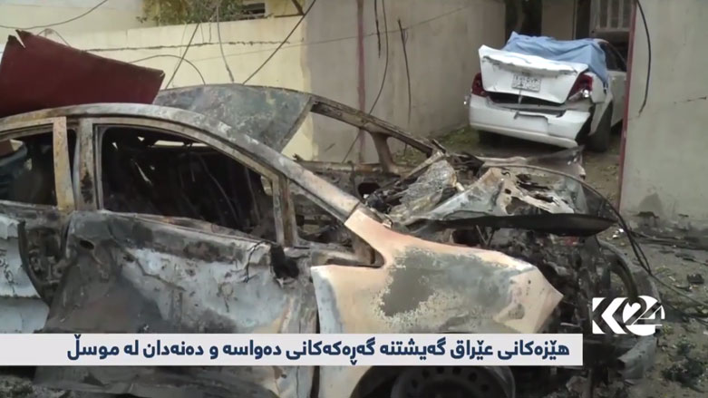 تقول القوات العراقية ان داعش وضع العديد من الفخاخ والشراك لاعاقة التقدم