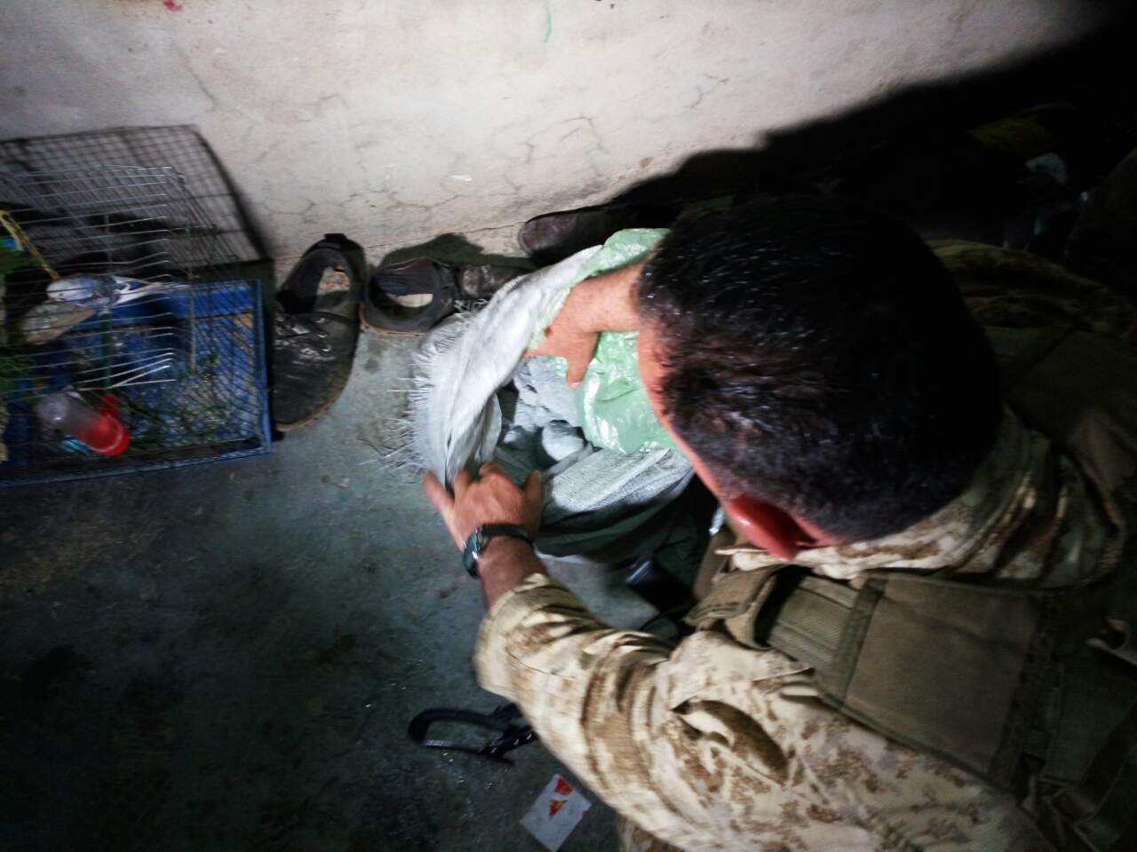 ئاسایشی كەركوك دەست بەسەر بڕێكی زۆری چەک و تەقەمەنی دەگرێت