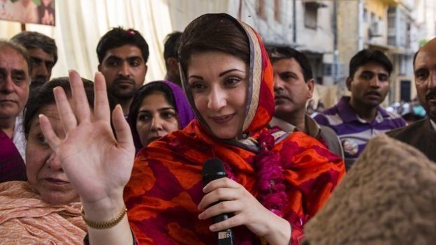 مەریەم نەواز شەریف كچی نەواز شەریف سەرۆكوەزیرانی پاكستان