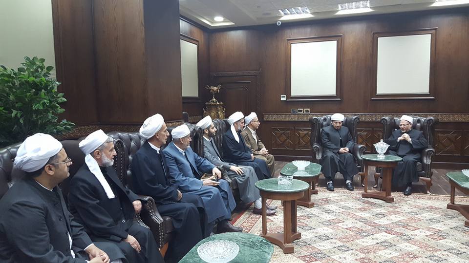 شاندێكی زانایانی ئایینی كوردستان سه‌ردانی شێخی ئه‌زهه‌ر و موفتی میسر ده‌كه‌ن