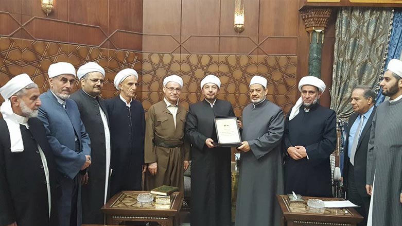 شاندێكی زانایانی ئایینی كوردستان سه‌ردانی شێخی ئه‌زهه‌ر و موفتی میسر ده‌كه‌ن