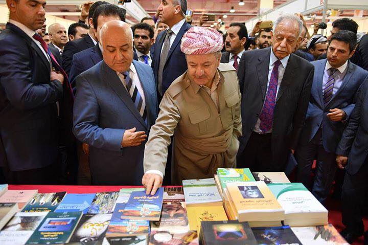 12مین پێشانگای كتێب لە ھەولێر بە بەشداری بارزانی دەكرێتەوە