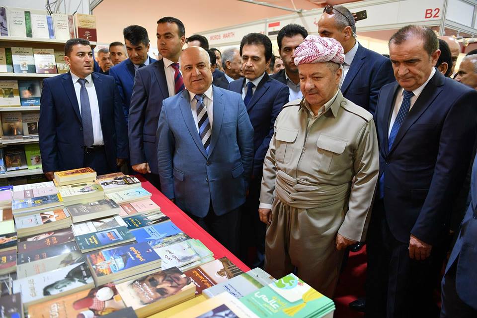 12مین پێشانگای كتێب لە ھەولێر بە بەشداری بارزانی دەكرێتەوە