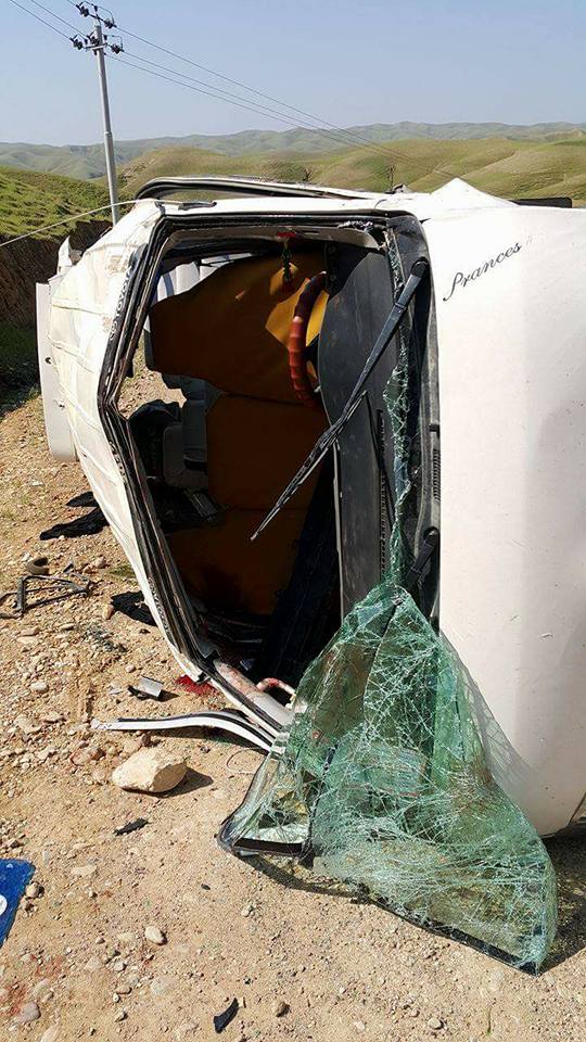 لە رووداوێكی ھاتووچۆدا 12 مامۆستا بوونە قوربانی