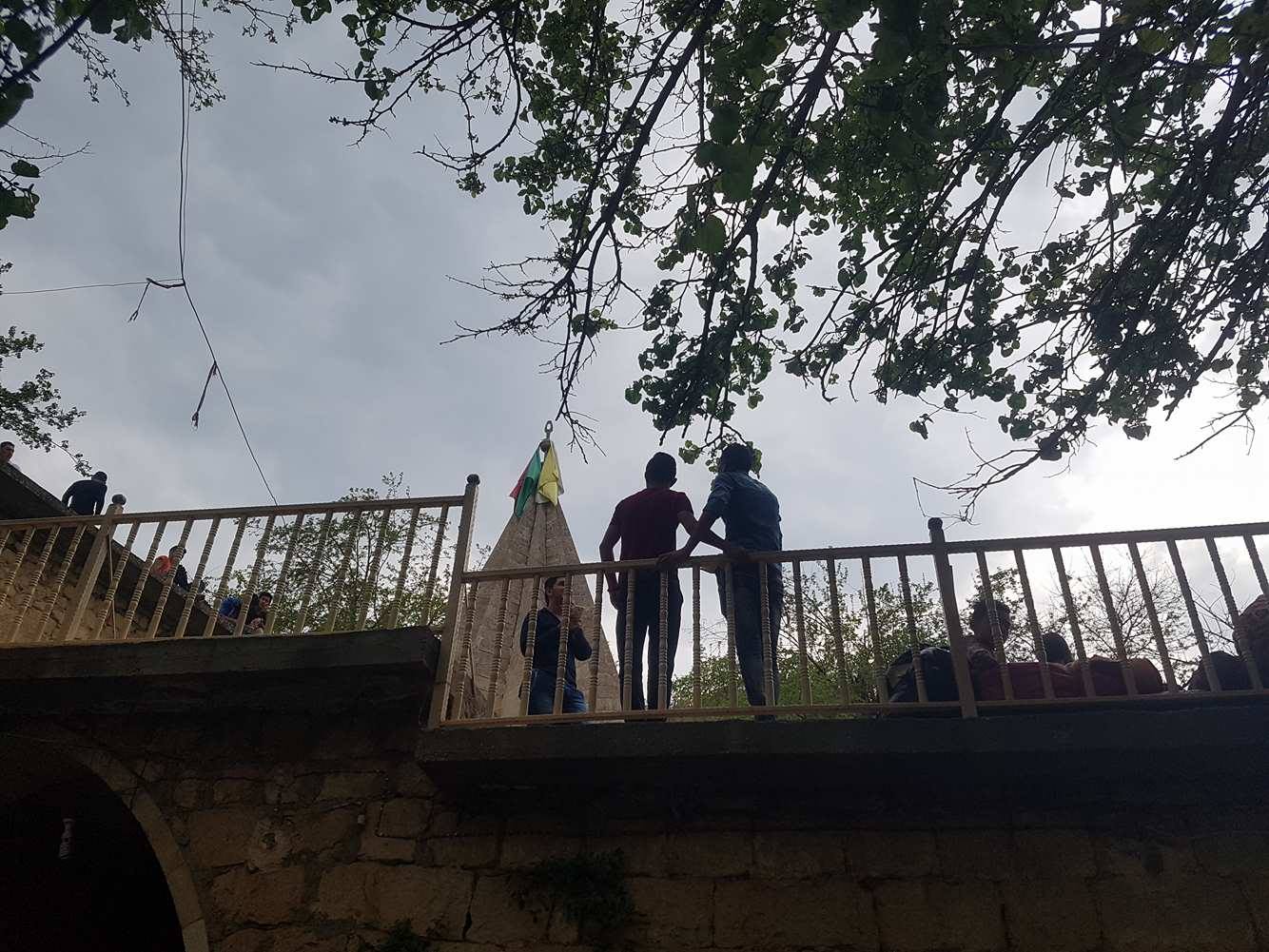 Yezidis (Ezidis) and observers from across the Kurdistan Region gathered in the Ezidi Holy Temple of Lalish in Shekhan Valley in celebration of the Ezidi New Year, April 18, 2017. (Photo: Kurdistan24)