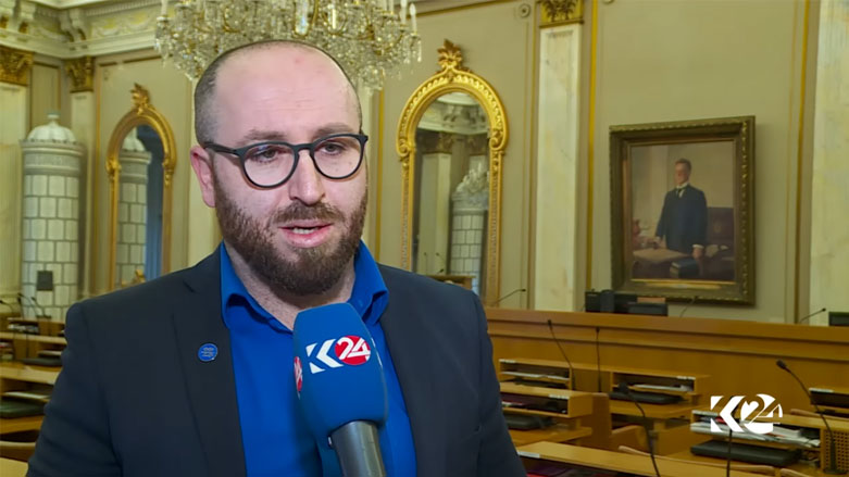 Muhis Azizi, an elected Kurdish citizen for Finland's Turku Municipal Council, April 11, 2017. (Photo: Kurdistan24)