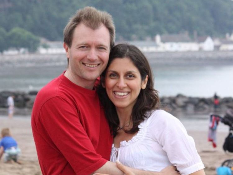 Nazanine and Richard Ratcliffe. (Photo: Archive)