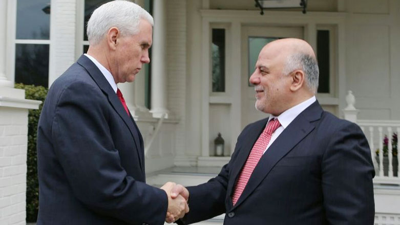 العبادي يعلن موقفه من "كيماوي إدلب" وبنس يبلغه: ما قلته يهمنا