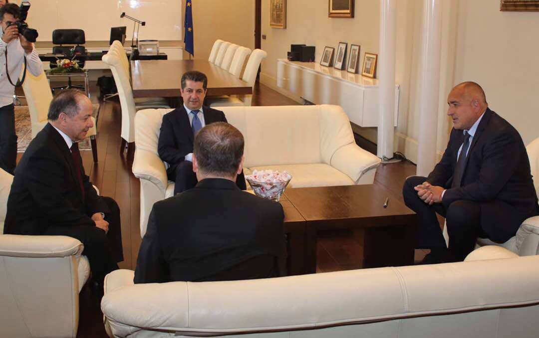 بارزانی در دیدار با نخست وزیر بلغارستان: نیروهای پیشمرگه با خون خود افسانه داعش را شکستند