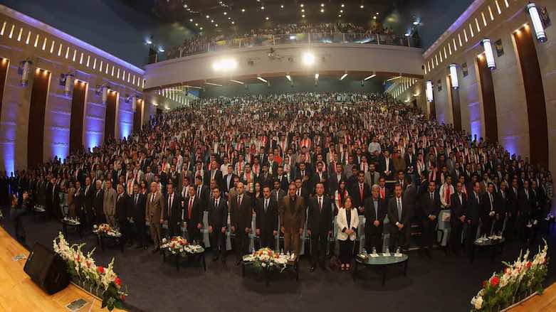 Masrour Barzani, the Chancellor of the Kurdistan Region Security Council (KRSC), attended a supportive gathering for the independence referendum organized by the Kurdistan Student Union. (Photo: KSU)