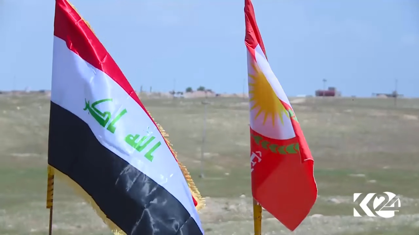 Nach Drohungen an kurdische Regierung: Irakische Flagge in Shingal