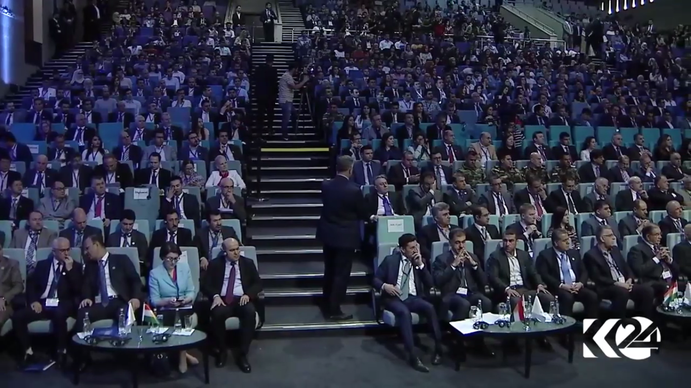 UKH Conference was held at Saad Abdullah Conference Hall in Erbil, Kurdistan Region. (Photo: Kurdistan24)