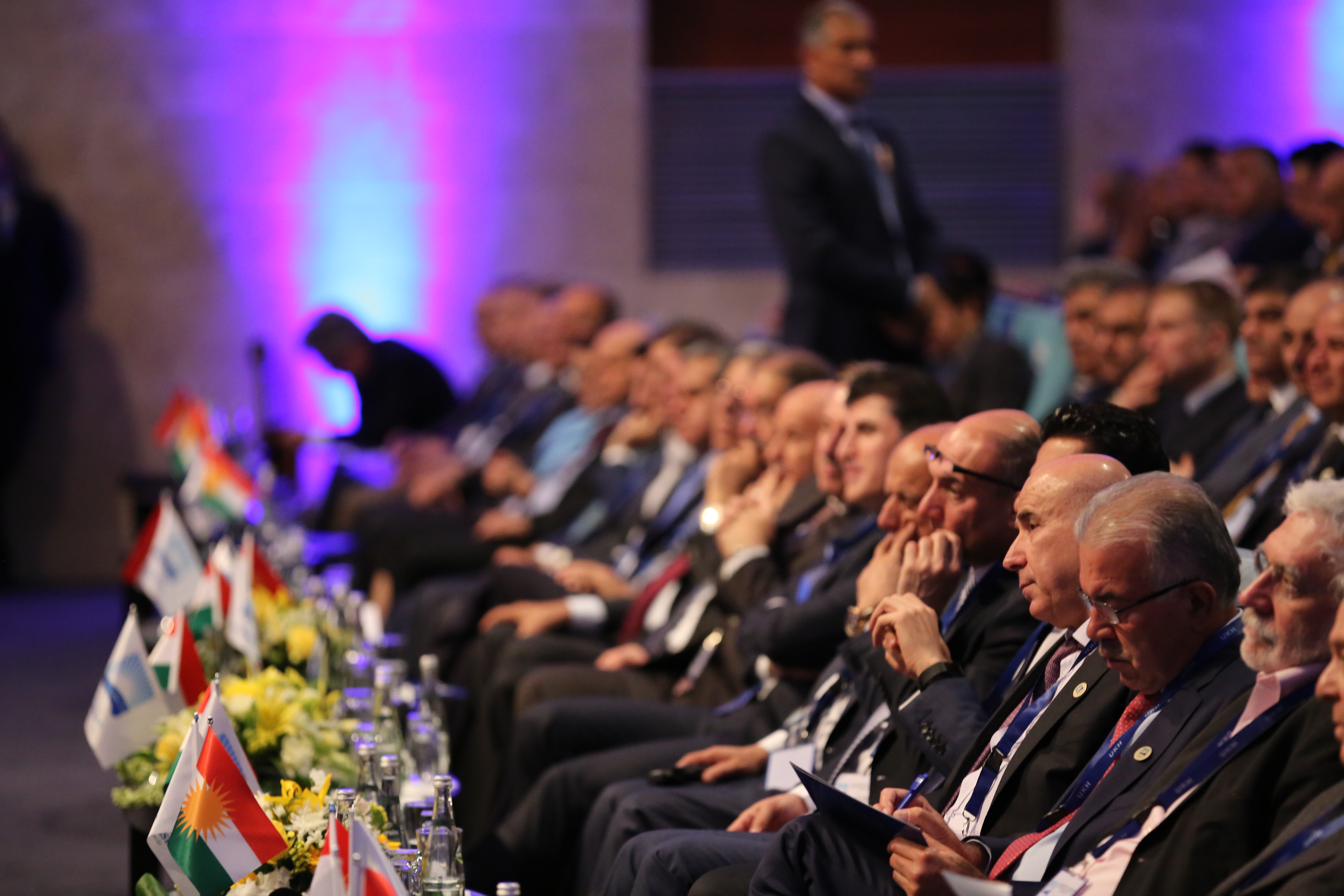 Many KRG officials attended the UKH Conference. (Photo: University of Kurdistan-Hawler)