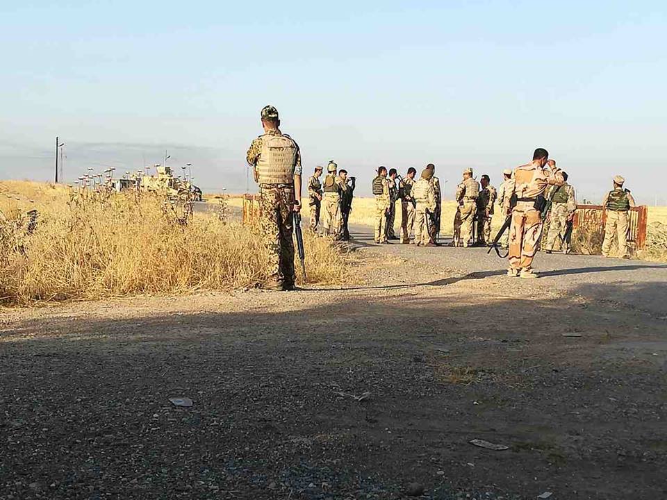 ھێزی پێشمەرگە گوندێكی لە باشووری كەركووك گەمارۆدا