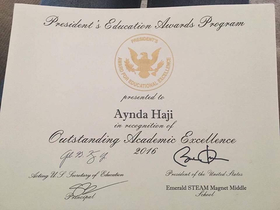 kurdish-girl-in-us-receives-prestigious-president-s-education-award