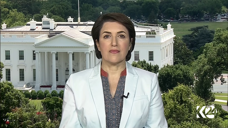 The Kurdistan Regional Government (KRG) Representative to the US Bayan Sami Abdulrahman during an interview with Kurdistan24 from Washington DC, June 20, 2017. (Photo: Kurdistan24)