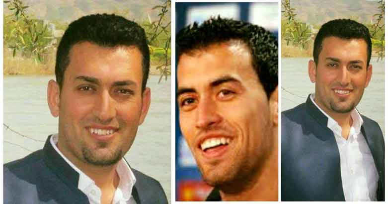 Barcelona star Sergio Busquets' lookalike from the Kurdistan Region. (Photo: Kurdistan24)